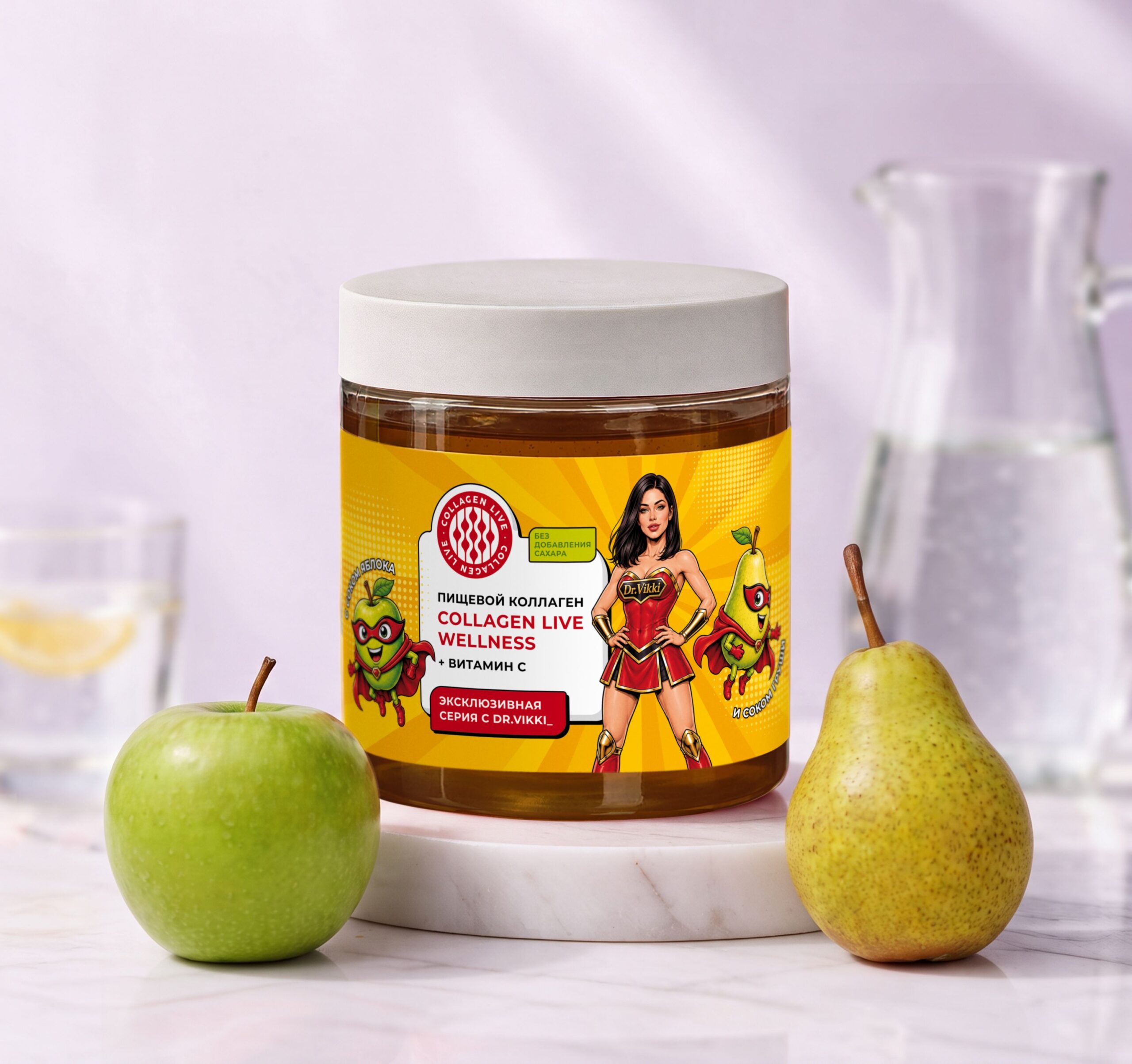 COLLAGEN LIVE WELLNESS ЯБЛОКО И ГРУША